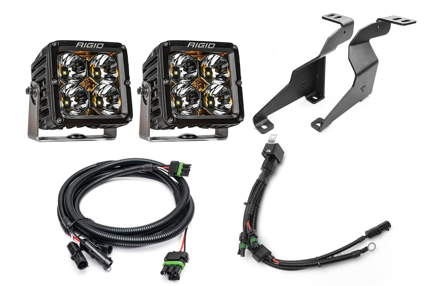SPV Parts Rigid XL Series Radiance & Pro - SPV Parts A - Pillar (Ditch) Light Kit for Ford 2021+ F-150 Raptor