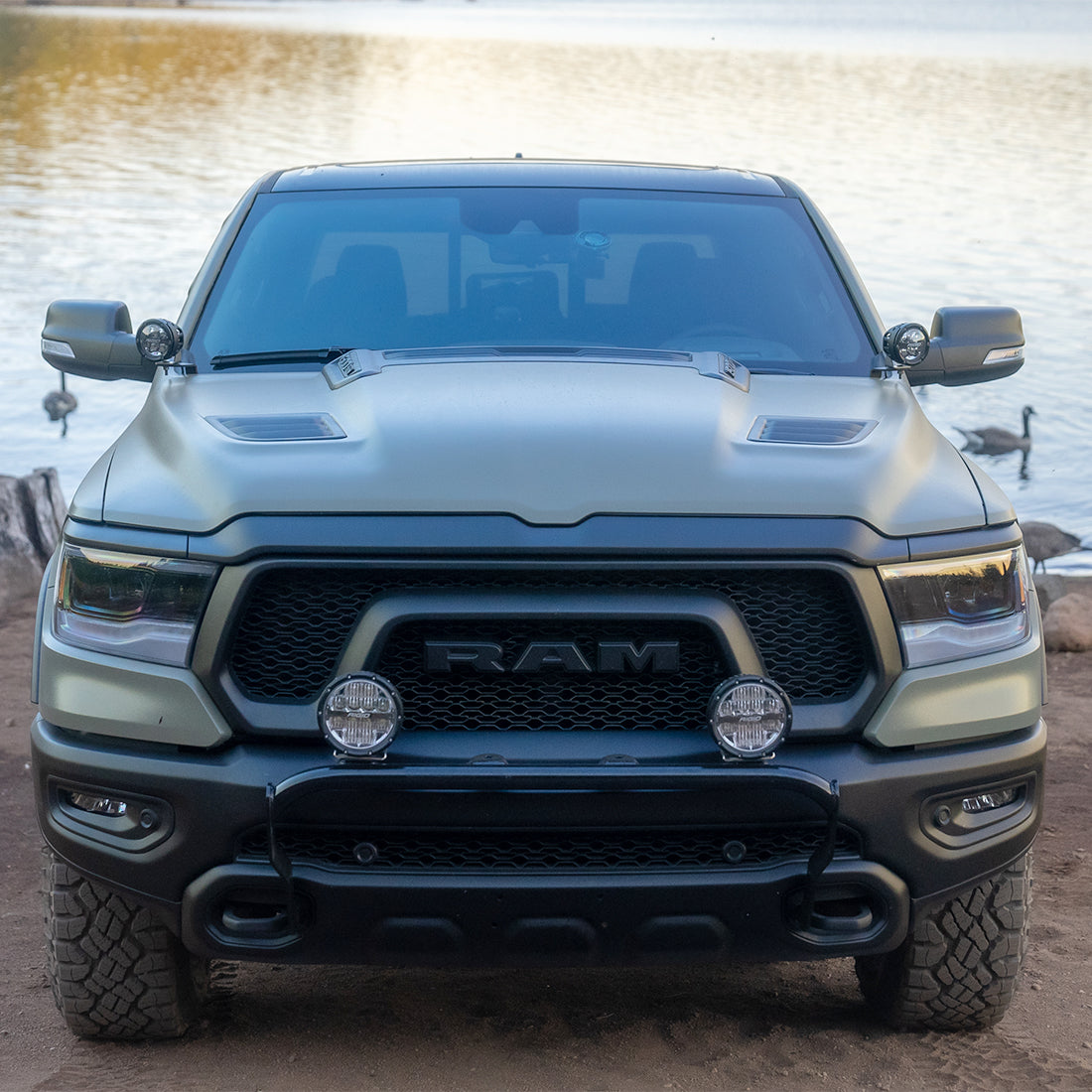 Rigid 2019+ Dodge RAM 1500 A Pillar Brackets - 46717