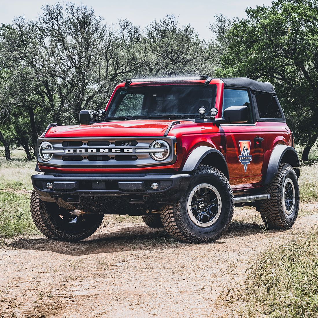 Rigid 2021-2025 Bronco A-Pillar Light Kit with a set of 360 Spot and a set 360 Drive Lights - 46722