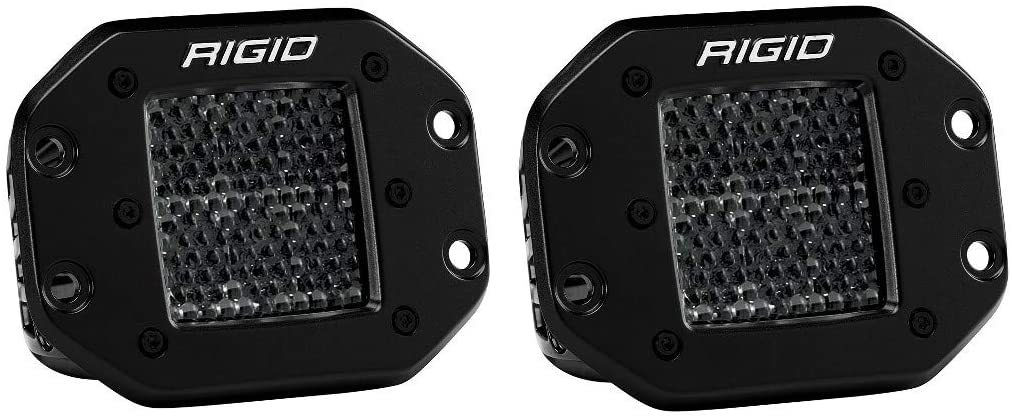 Rigid MIDNIGHT EDITION D-Series PRO Flush Mount LED Lights (SOLD IN PAIRS)