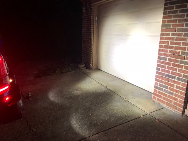 Light emitted by the specialty performance vehicles Raptor Backup Light kit