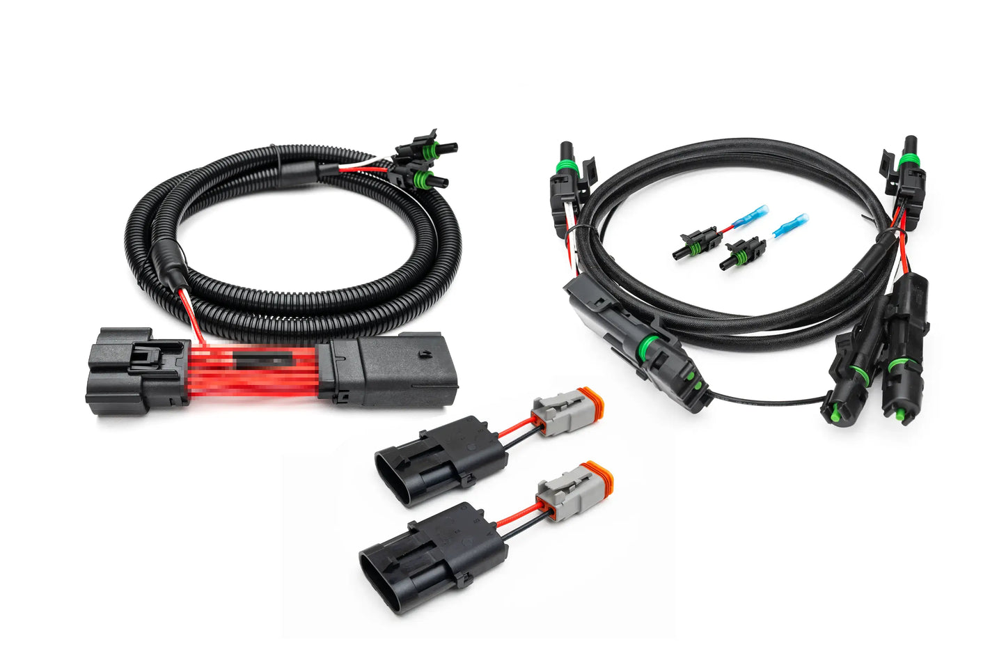 SPV Parts SHORT LENGTH REAR Harness w/ Taillight adapter - SPV Harness System (Works with MANY vehicles, See Details)