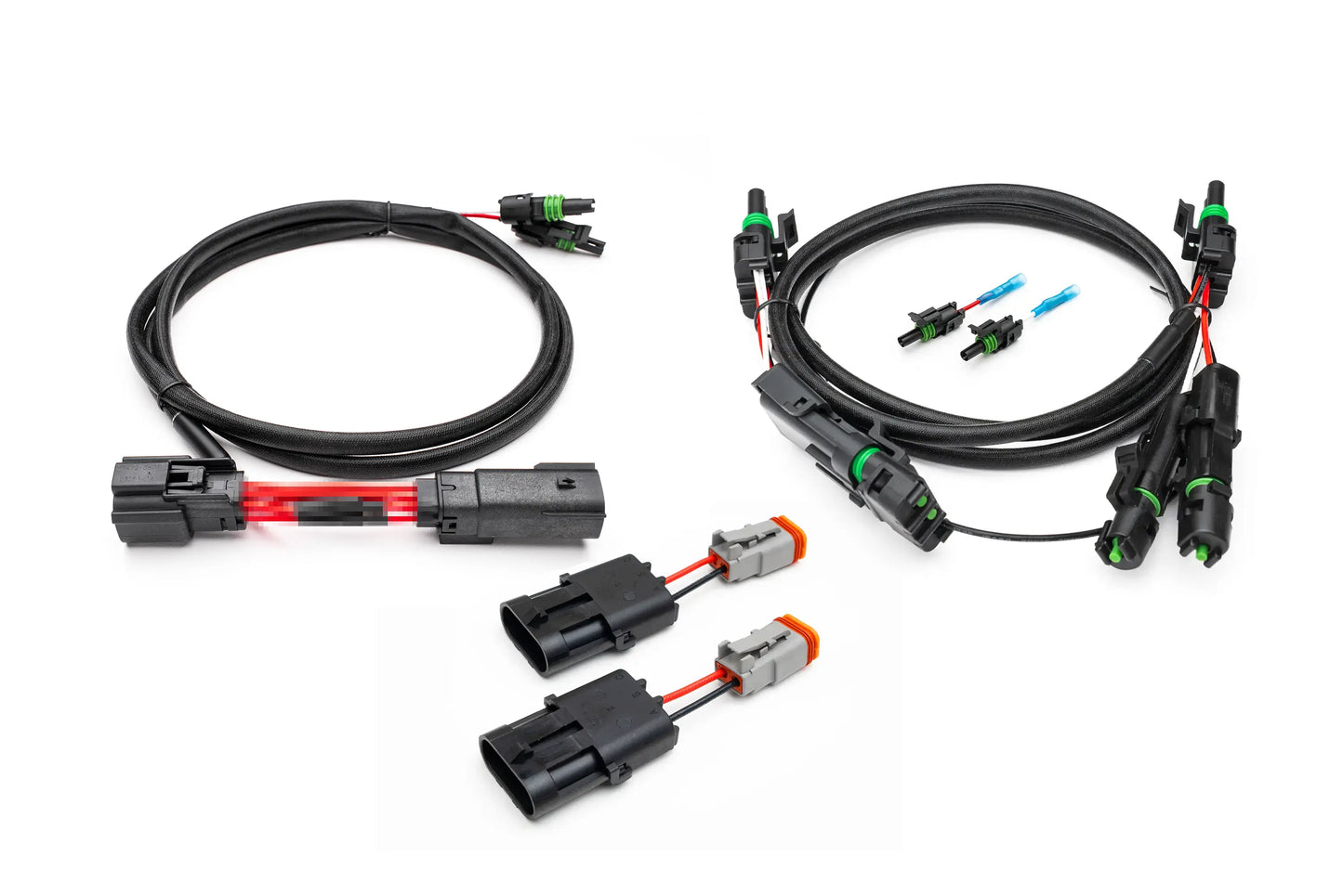 SPV Parts SHORT LENGTH REAR Harness w/ Taillight adapter - SPV Harness System (Works with MANY vehicles, See Details)