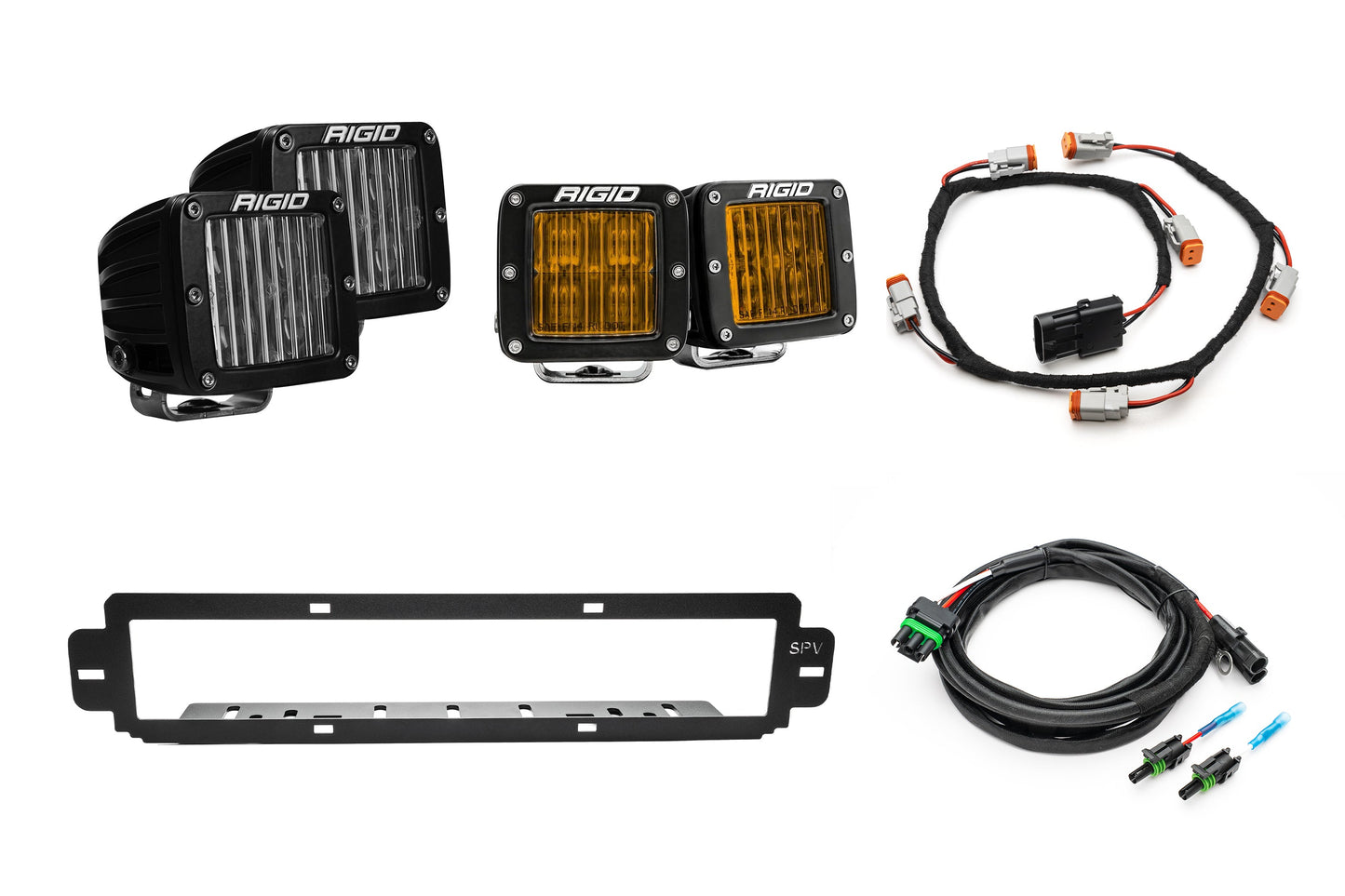 NEW SPV Parts 2021-2026 Ford F-150 Raptor BUMPER Grille Rigid D-Series Pro Light Kit (Works with BOTH Bumpers)