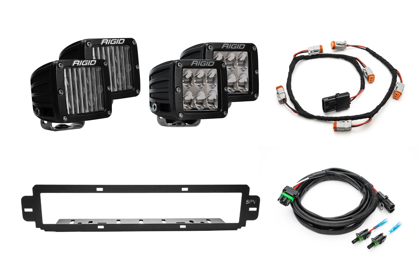 NEW SPV Parts 2021-2026 Ford F-150 Raptor BUMPER Grille Rigid D-Series Pro Light Kit (Works with BOTH Bumpers)