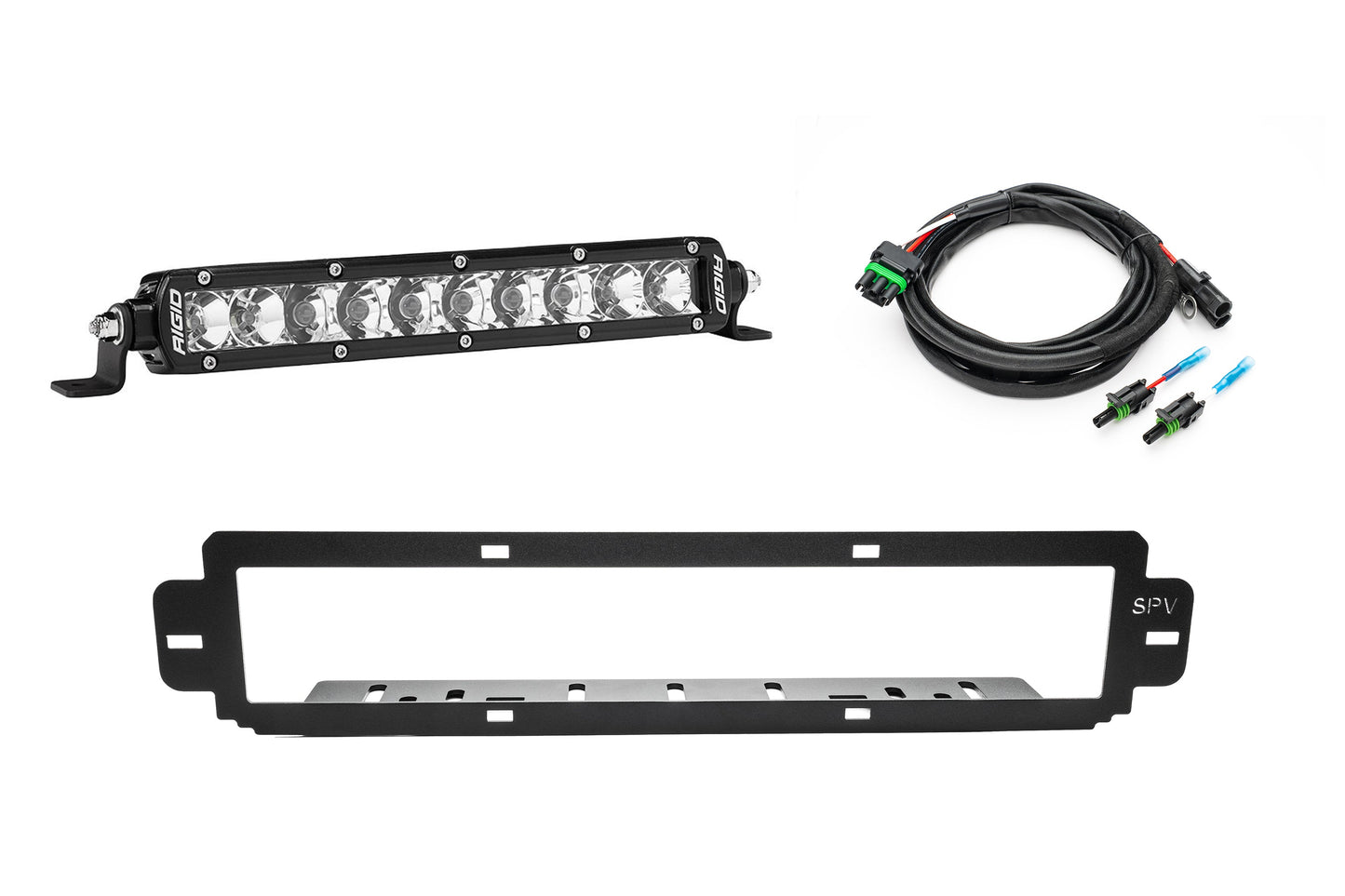 NEW SPV Parts 2021-2026 Ford F-150 Raptor BUMPER Grille Rigid SR Series or SR Radiance Light Bar Kit (Works with BOTH Bumpers)