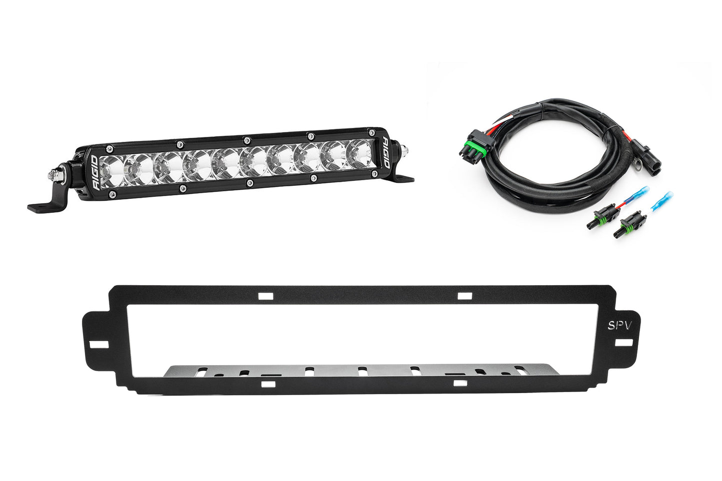 NEW SPV Parts 2021-2026 Ford F-150 Raptor BUMPER Grille Rigid SR Series or SR Radiance Light Bar Kit (Works with BOTH Bumpers)