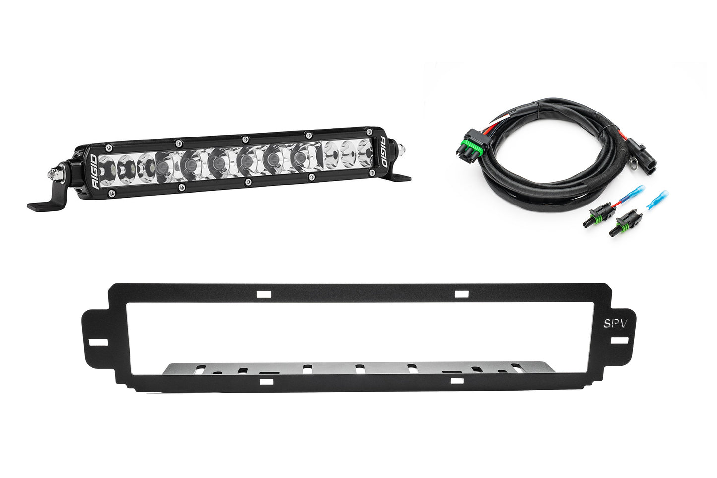NEW SPV Parts 2021-2026 Ford F-150 Raptor BUMPER Grille Rigid SR Series or SR Radiance Light Bar Kit (Works with BOTH Bumpers)