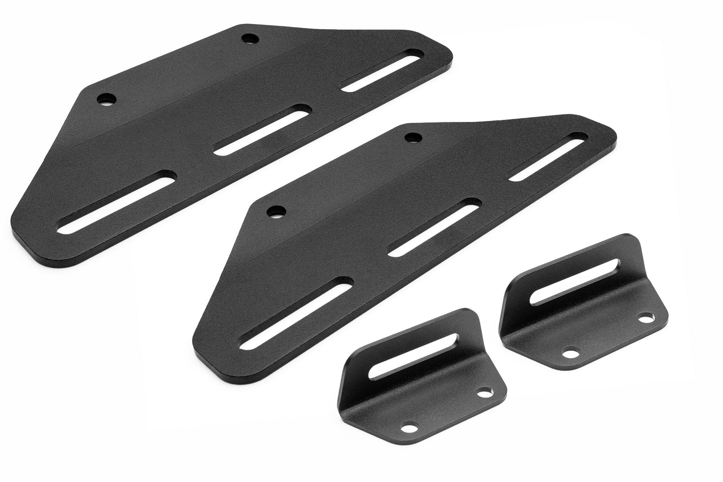 SPV Parts 2024+ Raptor MODULAR BUMPER - Rigid 360 Round 4 inch Triple POST Light Kit w/ RGBW backlight - Including Brackets/Harness