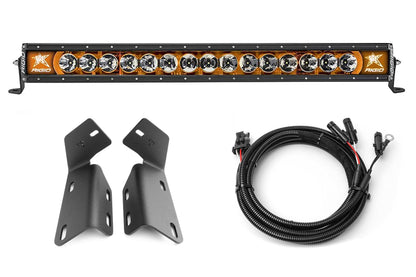 2024+ Gen 3 Ford Raptor MODULAR BUMPER Rigid Radiance+ & SR 40 inch Bumper Light Bar Kit by SPV Parts