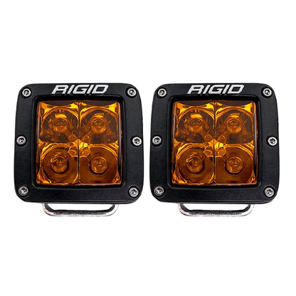 Rigid D-Series AMBER PRO SPOT Light Pods (SOLD IN PAIRS)
