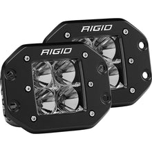 RIGID D-SERIES FLOOD LIGHT FLUSH MOUNT PAIR