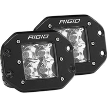 RIGID D-SERIES FLOOD LIGHT FLUSH MOUNT PAIR