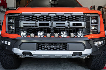 SPV Parts 2021+ Gen 3 Ford Raptor Bumper Bracket Kit with Cross Mount & Harness Bundle Kits