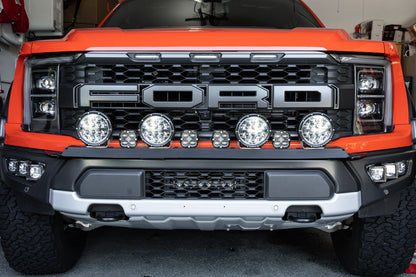 SPV Parts 2021+ Gen 3 Ford Raptor Bumper Bracket Kit with Cross Mount & Harness Bundle Kits