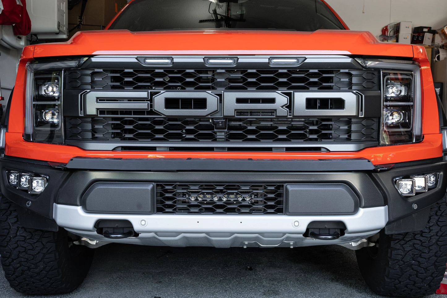 SPV Parts 2021+ Gen 3 Ford Raptor Bumper Bracket Kit with Cross Mount & Harness Bundle Kits