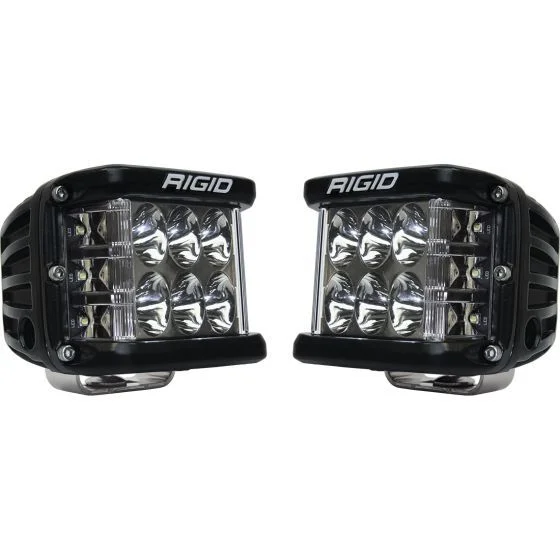 Rigid Industries D-SS Series Pro BLACK CASE SIDESHOOTERS (SOLD IN PAIRS)