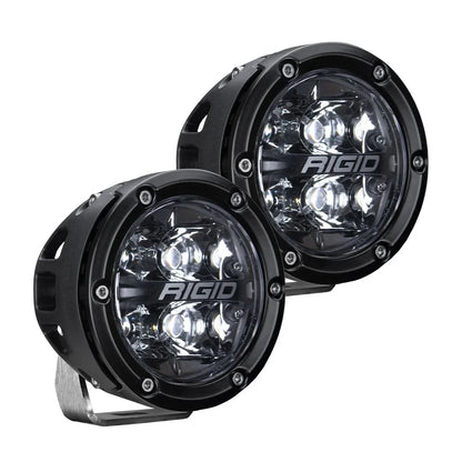 Rigid 2021-2025 Bronco A-Pillar Light Kit with a set of 360 Spot and a set 360 Drive Lights - 46722