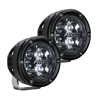 SPV Rigid 2021+ Dual Modular Bronco A-Pillar Light Kit with a set of 360 Spot and a set 360 Drive Lights