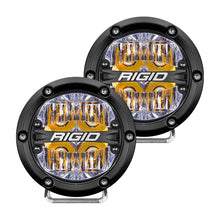 Door Buster - Rigid 360 - Series 4" Round Pair of Lights (Non-RGBW; Amber Backlit Only)