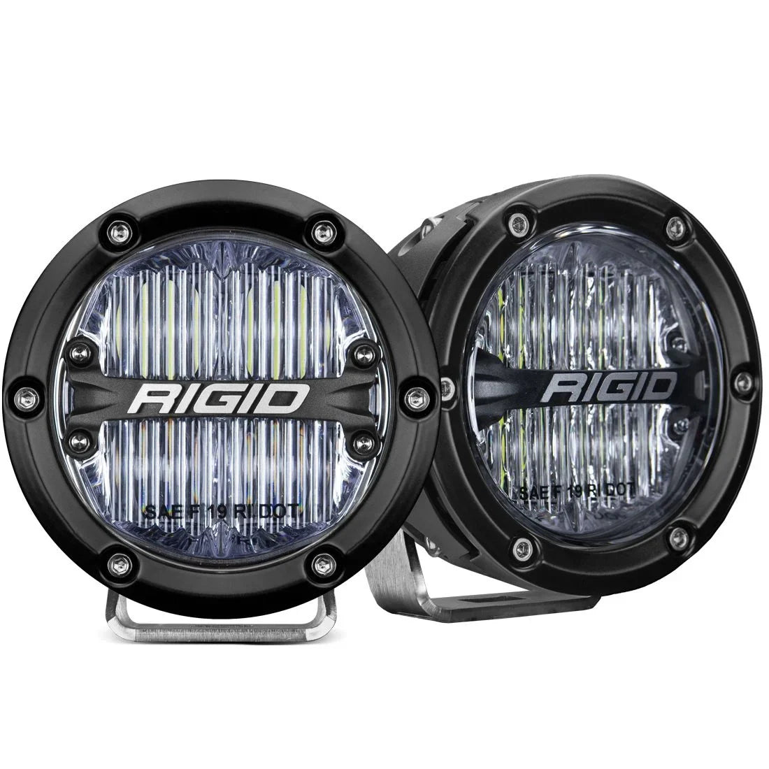 Rigid Industries 360-Series PRO SAE FOG Pair Clear (New 2022) #36120