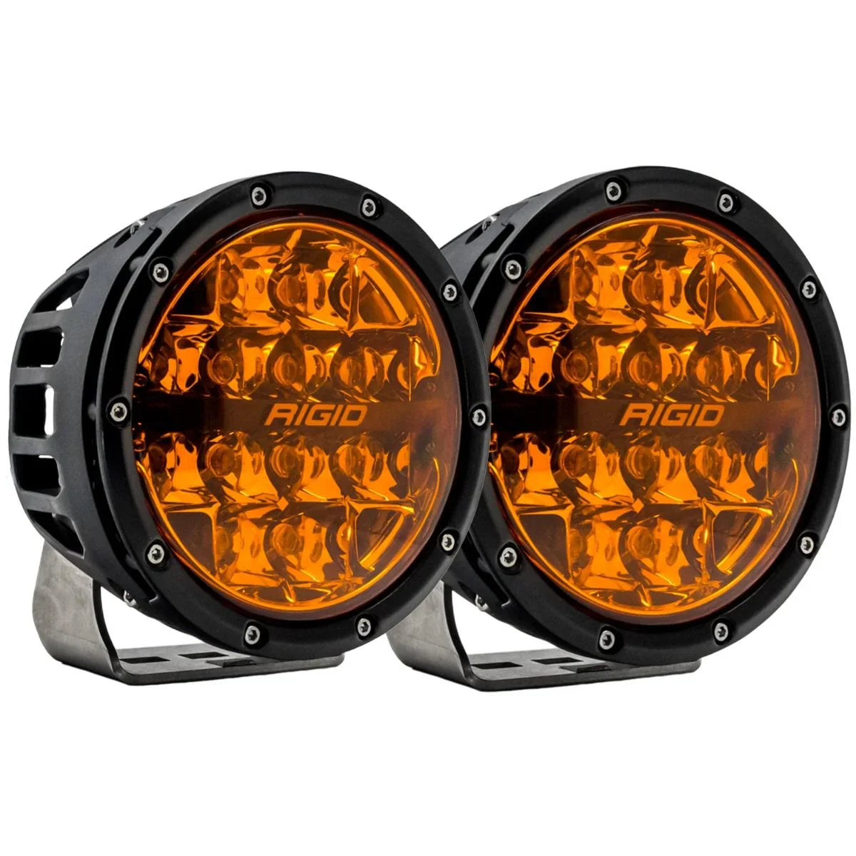 Rigid 6 Inch 360 Series AMBER PRO SPOT Light Pods (SOLD IN PAIRS)