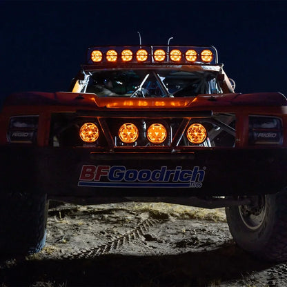 Rigid Industries 6 Inch 360-Series Laser With Precision Spot Optics and Amber Backlight - 36211