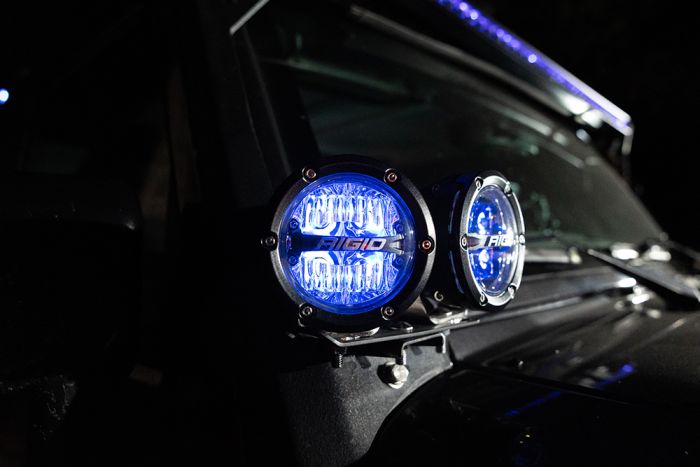 Rigid Industries 360-Series RGBW 4 Inch with RGBW Backlight Pods - 36400 36401 36402
