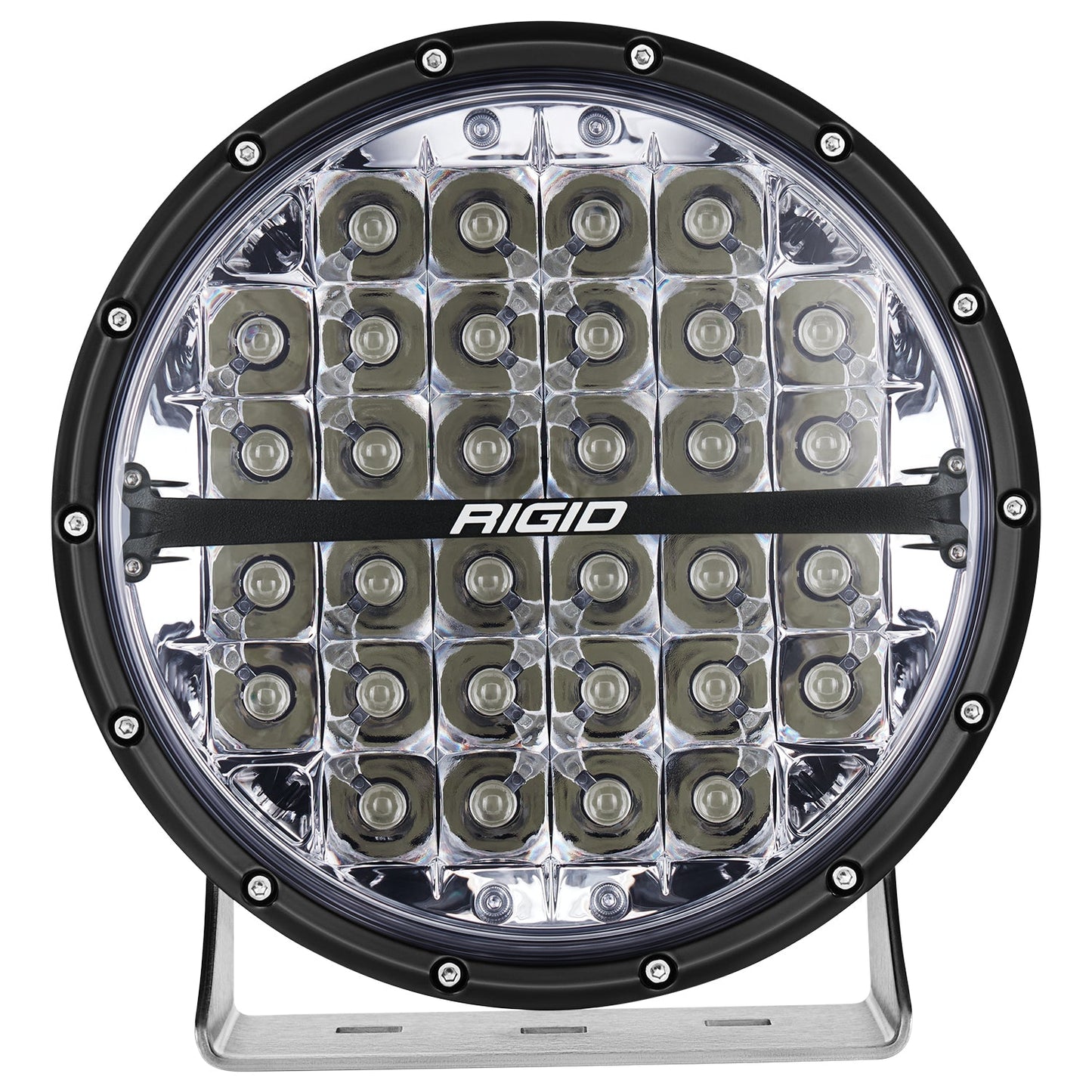 Rigid Industries 360-Series RGBW 9 Inch Drive OR Spot Optic with RGBW Backlight Pod - 36421 36422