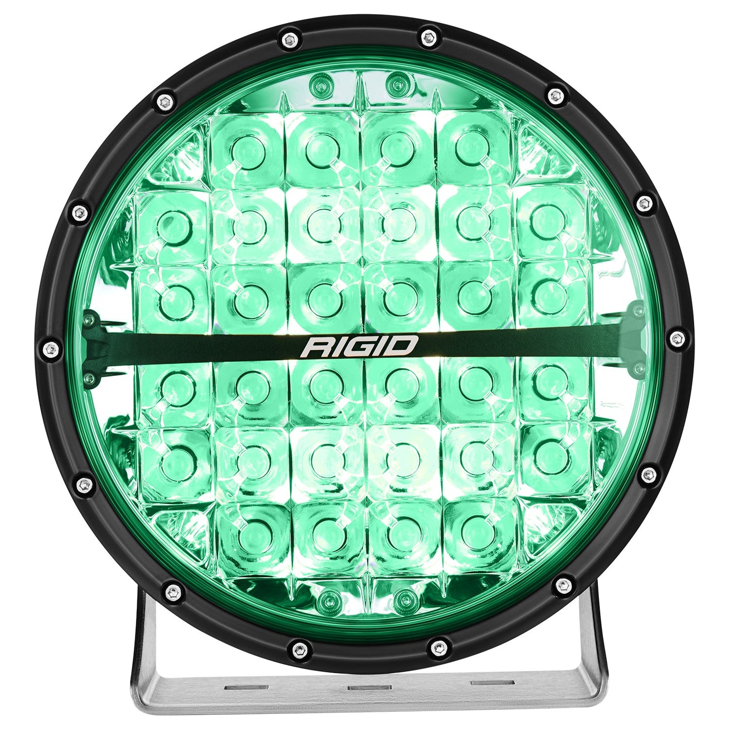 Rigid Industries 360-Series RGBW 9 Inch Drive OR Spot Optic with RGBW Backlight Pod - 36421 36422