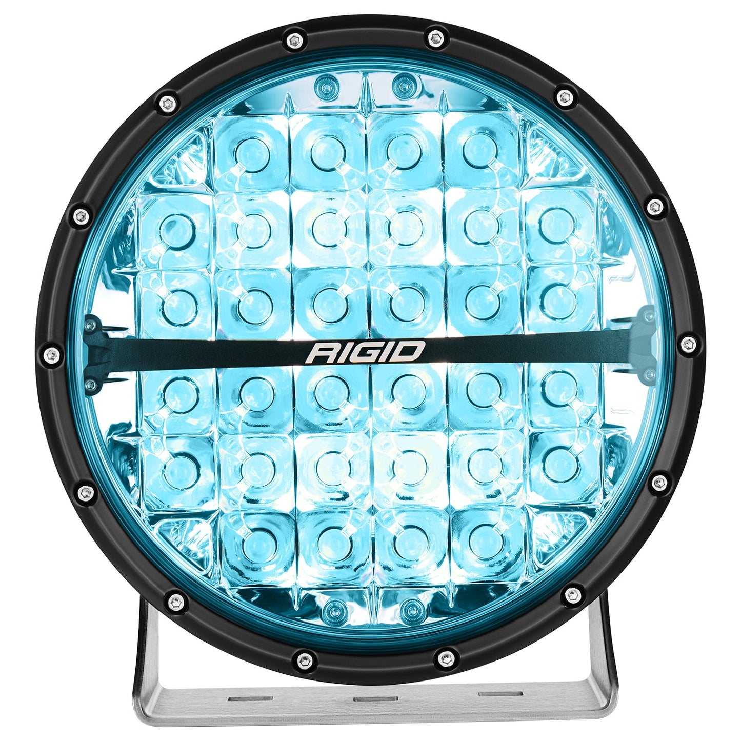 Rigid Industries 360-Series RGBW 9 Inch Drive OR Spot Optic with RGBW Backlight Pod - 36421 36422