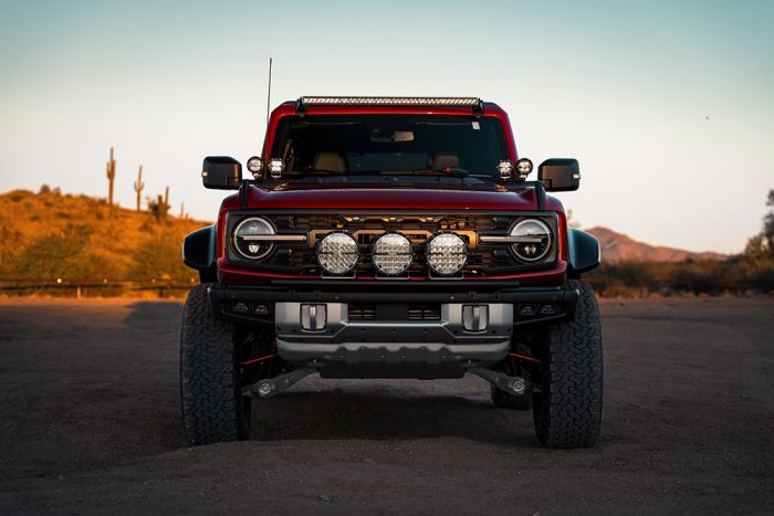 Rigid Industries 360-Series RGBW 9 Inch Drive OR Spot Optic with RGBW Backlight Pod - 36421 36422