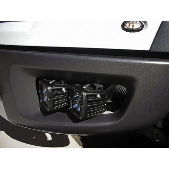 2010-2014 Raptor Rigid Raidance kit by Specialty Performance Vehicles on a white Raptor