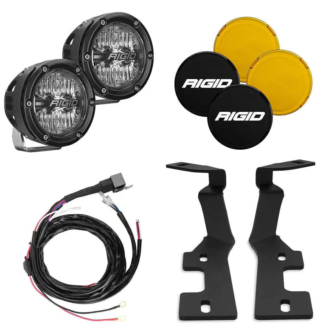 RIGID 2019+ Dodge RAM 1500 and 2019+ TRX A-Pillar 4" 360-Series LED Light Kit - 46718