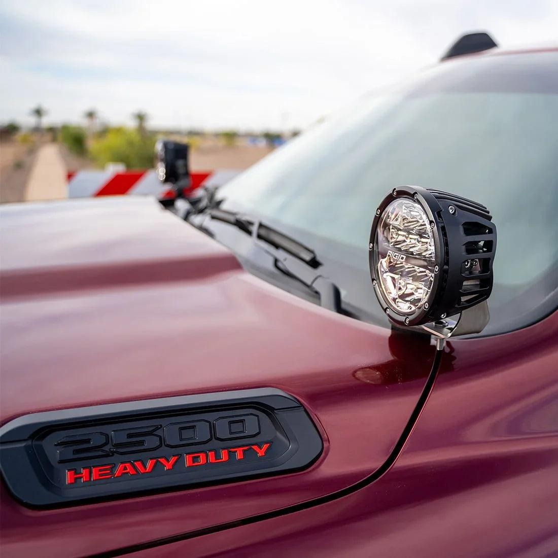 RIGID 2019+ Dodge RAM 2500/3500 A-Pillar 6" 360-Series LED Light Kit - 46720