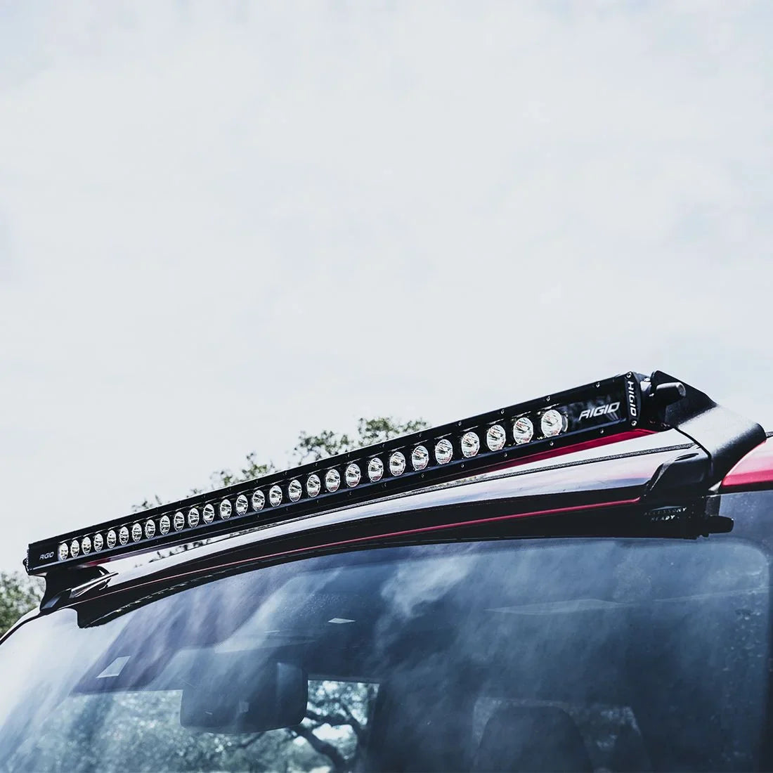Rigid Industries 2021 Bronco Roof Line Light Kit with a SR Spot/Flood Combo Bar Included - 46724
