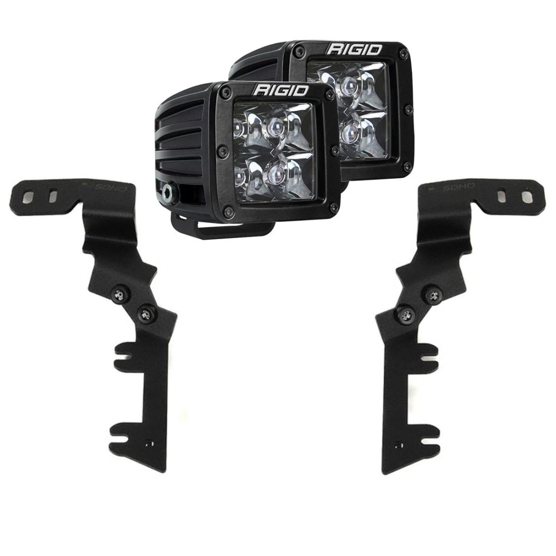 RIGID Chevy/GMC Colorado/Canyon 23-27 D-Series Spot Midnight A-Pillar Kit