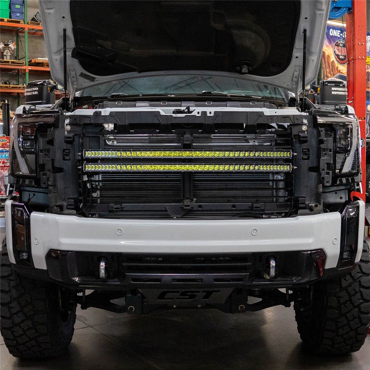 RIGID Chevy/GMC HD 24-27 SR-Series 40 Inch Midnight Grille Light Kit