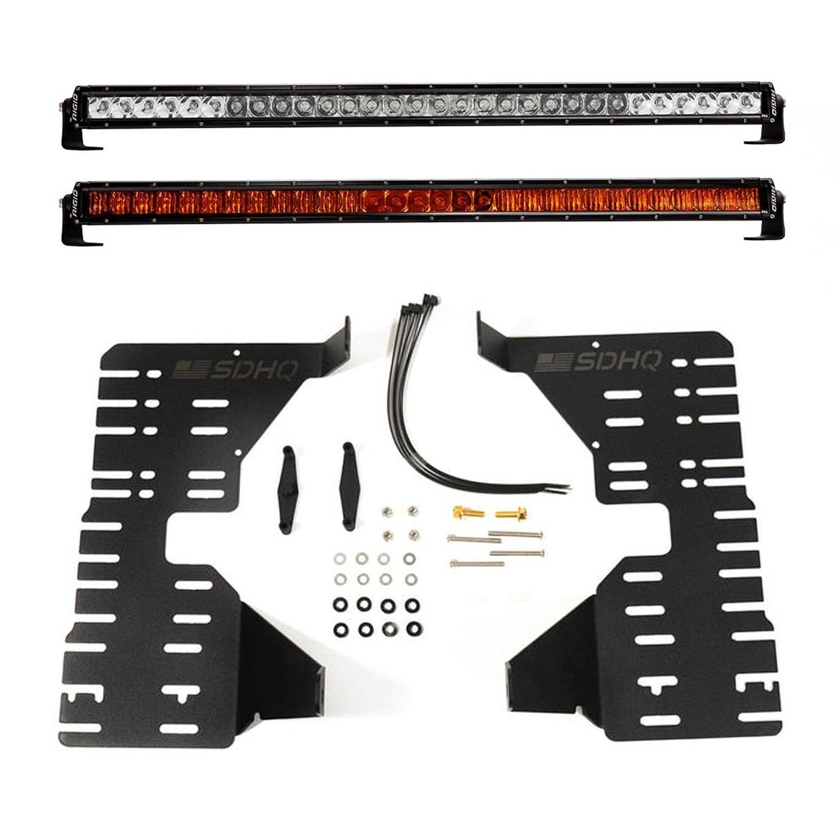 RIGID Toyota Tundra/Sequoia 22-26 SR-Series 30 Inch Amber PRO & Spot/Flood Combo Grille Kit