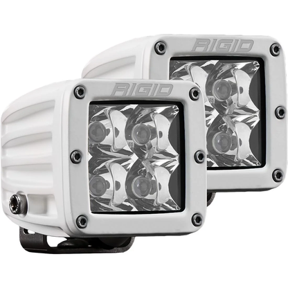 Rigid D-Series PRO WHITE CASE OFFROAD Surface Mount Light Pods (SOLD IN PAIRS)