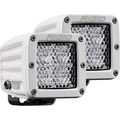 Rigid D-Series PRO WHITE CASE OFFROAD Surface Mount Light Pods (SOLD IN PAIRS)