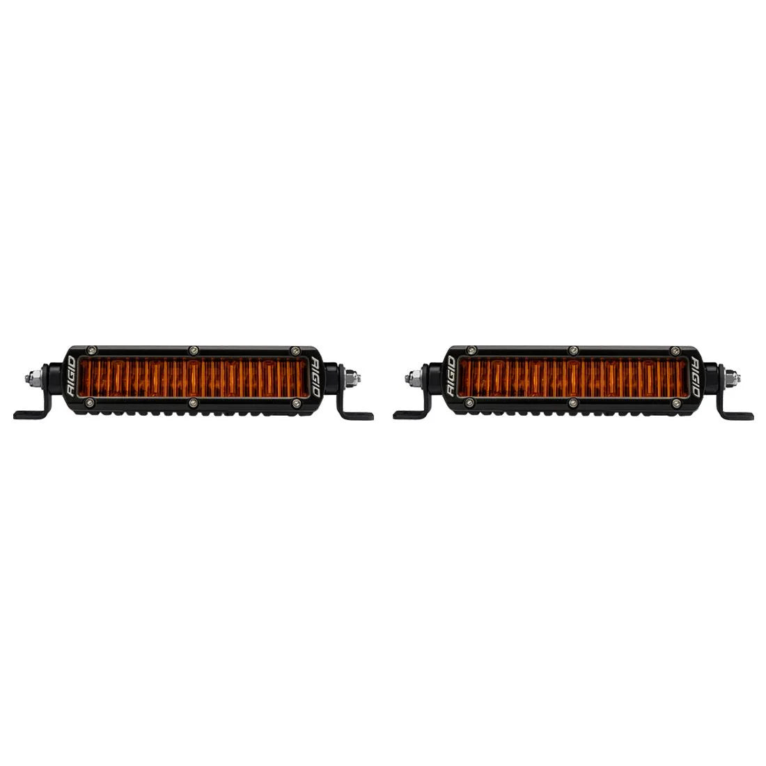 SR-Series SAE 6 Inch PAIR with AMBER PRO Lens