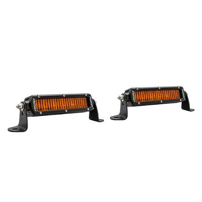 SR-Series SAE 6 Inch PAIR with AMBER PRO Lens