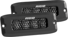 RIGID Industries Spot Diffused Midnight Flush Mount Pair SR-Q Pro - 925513BLK