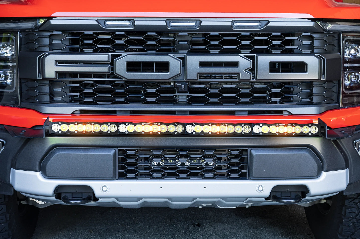 SPV Parts 2021+ Gen 3 Ford Raptor Bumper Bracket Kit for 40 & 50 inch light bars