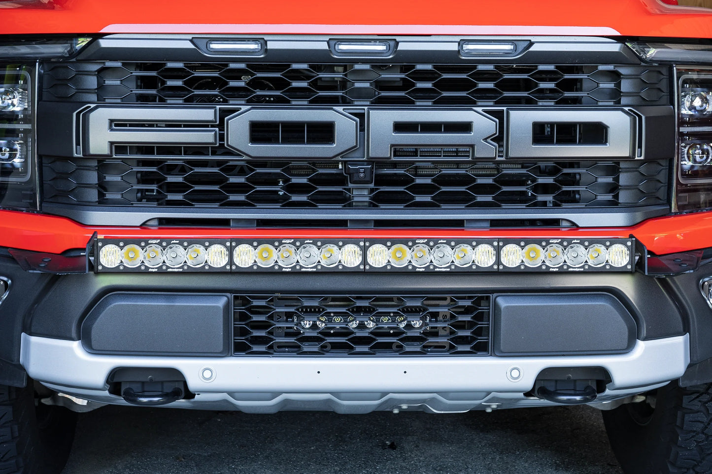 SPV Parts 2021+ Gen 3 Ford Raptor Bumper Bracket Kit for 40 & 50 inch light bars