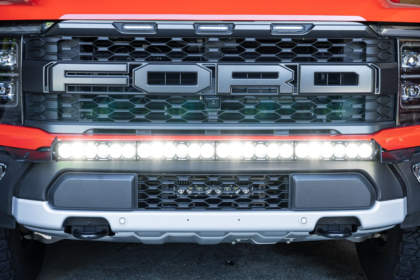 SPV Parts 2021+ Gen 3 Ford Raptor Bumper Bracket Kit for 40 & 50 inch light bars