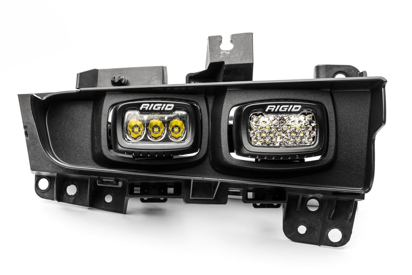 SPV Parts 2021-2026 Ford F-150 Raptor & Bronco Raptor OEM Fog Light Upgrade Kit with Brackets & Rigid SR-M Direct Replacement Lights
