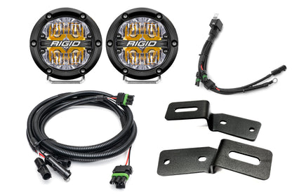 SPV Parts 2021-2025 Ford BRONCO A-Pillar Light Kit (Includes Choice of Rigid Industries lights & SPV A-Pillar Mounts/Custom Harness)
