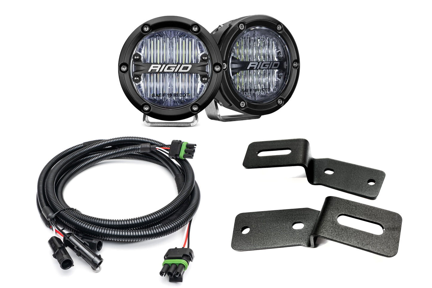 SPV Parts 2021-2025 Ford BRONCO A-Pillar Light Kit (Includes Choice of Rigid Industries lights & SPV A-Pillar Mounts/Custom Harness)